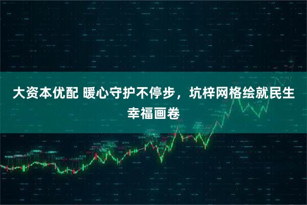 大资本优配 暖心守护不停步，坑梓网格绘就民生幸福画卷