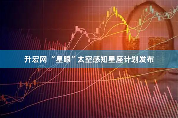 升宏网 “星眼”太空感知星座计划发布