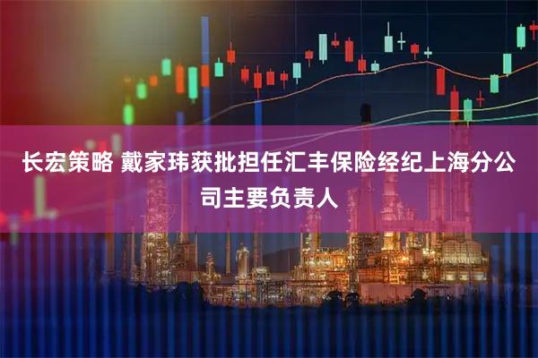 长宏策略 戴家玮获批担任汇丰保险经纪上海分公司主要负责人