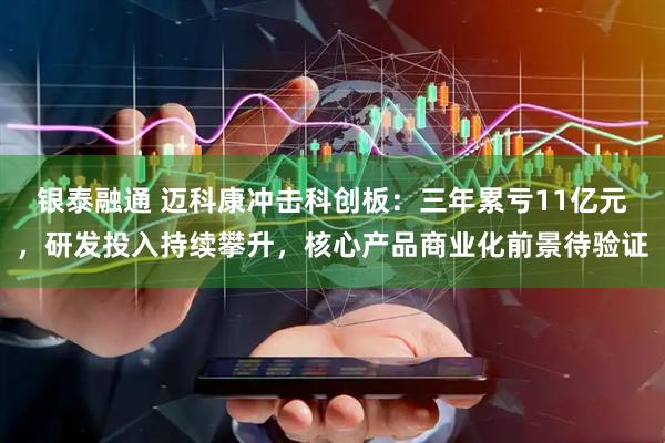 银泰融通 迈科康冲击科创板：三年累亏11亿元，研发投入持续攀升，核心产品商业化前景待验证